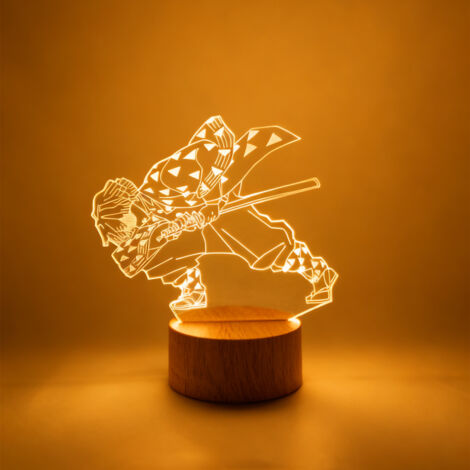 Veilleuse LED Son Goku « Perle du Dragon »  Lampe 3D RGB