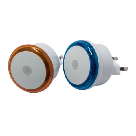 Veilleuse led sur prise, bleue, CHACON
