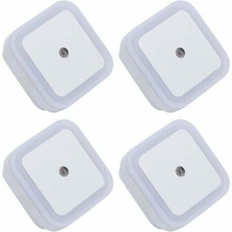 Veilleuse LED Veilleuse intérieure Divers accessoire pour luminaire4 pièces （blanche）