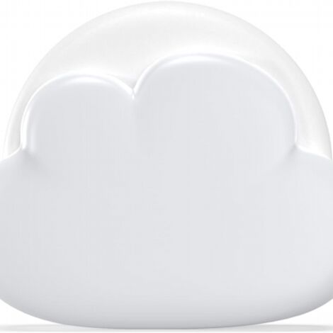 Veilleuse, luminosité réglable sur 4 niveaux, livrée avec une lanière en silicone, veilleuse LED rechargeable (blanche)