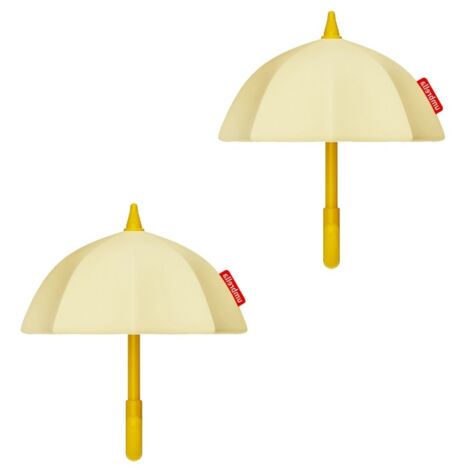 Veilleuse magnétique en silicone pour petits parapluies, veilleuse simple et mignonne à tapoter, lot de 2 veilleuses à minuterie
