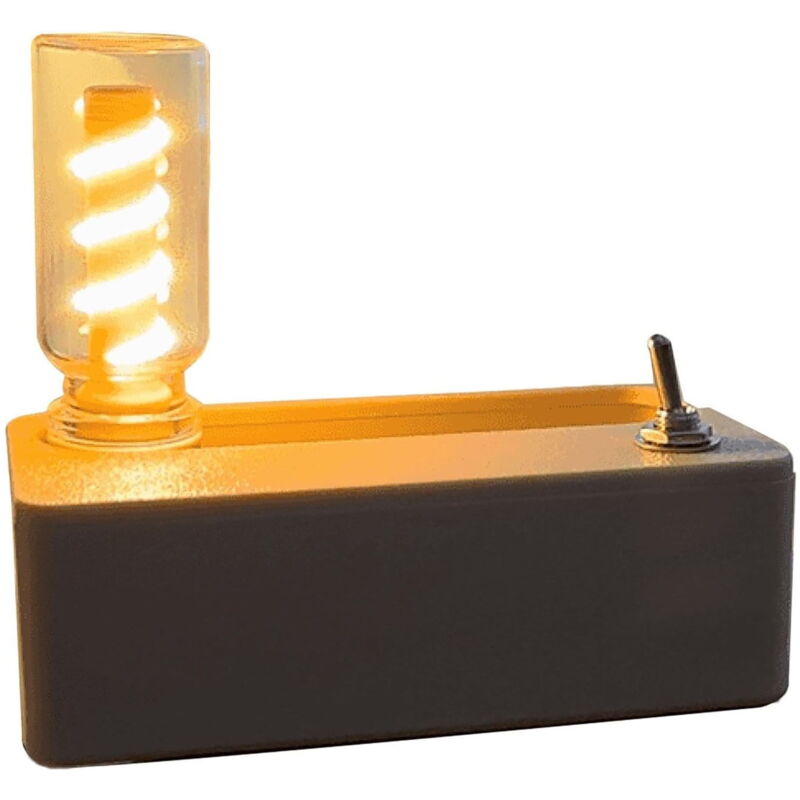 Veilleuse mécanique à décompression, levier d'éjection, jouet anti-stress, veilleuse led rechargeable, pour enfants et adultes, lampe portable blanc