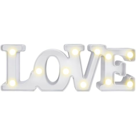 Veilleuse mignonne créative LED LOVE, confession et proposition de mariage, commémoration de couple, décoration de vacances, pose de pièce, éclairage d'ambiance innovant, cadeau d'anniversaire, cadeau