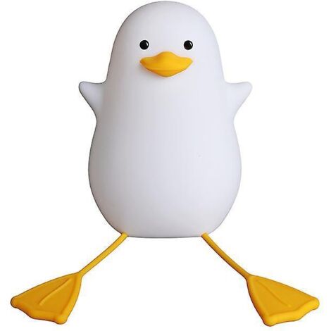 Veilleuse mouette mignonne, cadeau de naissance Yuandian, veilleuse pour chambre d'enfant, décoration de chambre Kawaii, veilleuse en silicone pour enfants et tout-petits.