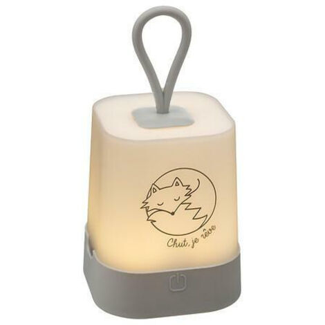 Veilleuse NACHTLAMPE für Kinder USB grau MOBILE