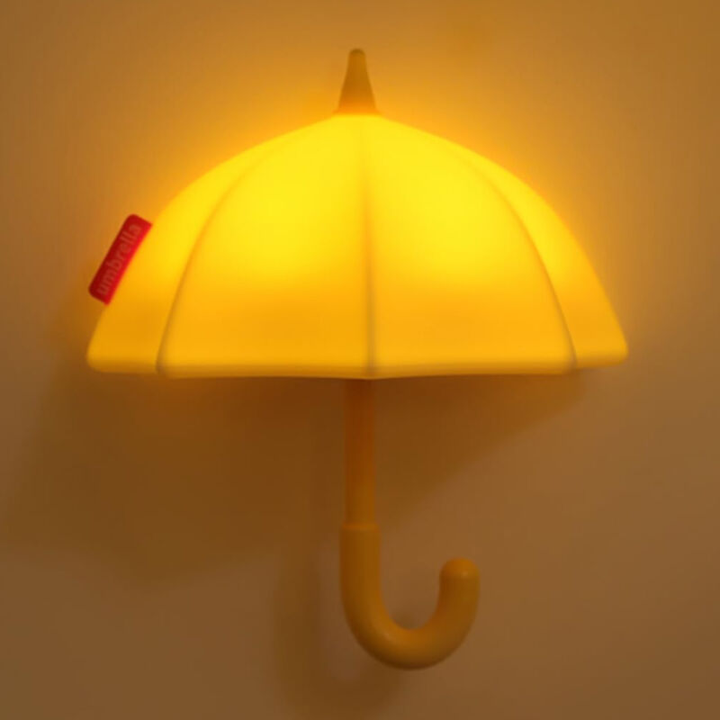 Veilleuse Parapluie pour Enfants – Lampe de Chevet Magnétique en Silicone avec Contrôle par Tap, Minuterie Auto-Off, LED Portable pour Bébé,