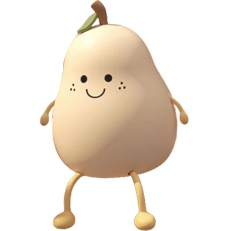 Lifcausal - Veilleuse poire à 7 couleurs changeantes Juhui Store - Blanc