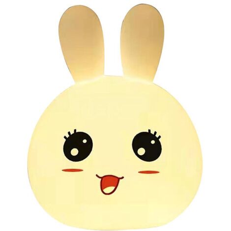 Veilleuse pour chambre d'enfant, lampe veilleuse en silicone mignonne pour garçons et filles, veilleuse portable
