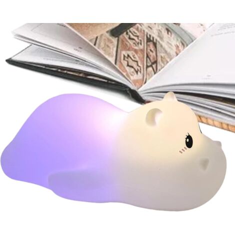 Veilleuse pour chambre d'enfant, veilleuse en silicone LED