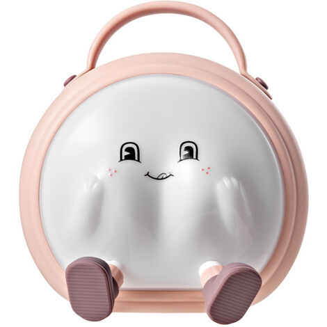 Veilleuse pour enfants, lampe de bureau/de chevet tactile sans fil portable, 3 niveaux de luminosité, matériau en silicone, rechargeable