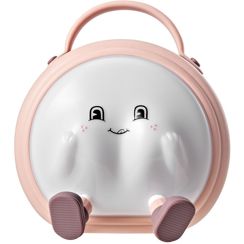 Veilleuse pour enfants, lampe de bureau/de chevet tactile sans fil portable, 3 niveaux de luminosité, matériau en silicone, rechargeable