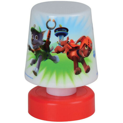 Veilleuse poussoir multicolore Pat'Patrouille - 11.5 cm - Multicolor
