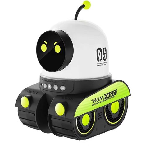 Veilleuse projecteur d'étoiles, lampe de projection voiture robot de dessin animé (cadeau)