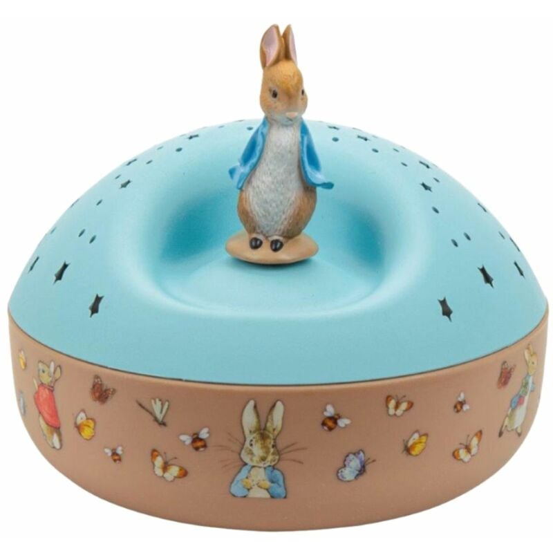 Veilleuse Projecteur d'Étoiles Musical Pierre Lapin