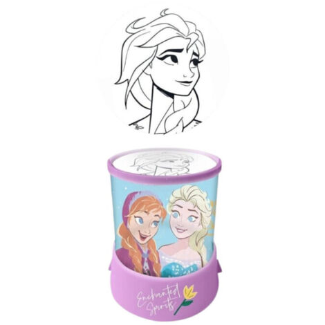 Veilleuse projecteur - Elsa & Anna - La Reine des Neiges - 12 cm