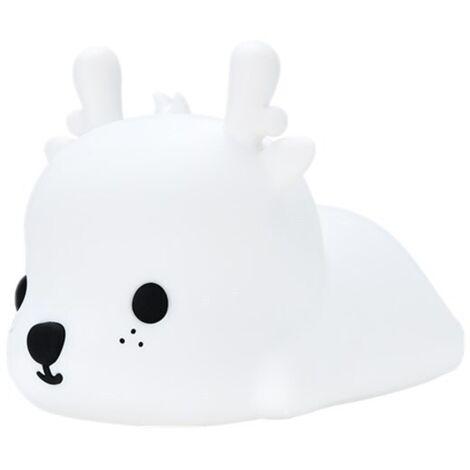 Veilleuse rechargeable en forme d'élan pour bébé, veilleuse LED portable pour filles, garçons et adultes, veilleuse tactile en silicone, cadeau idéal pour les petites filles, décoration kawaii, enviro