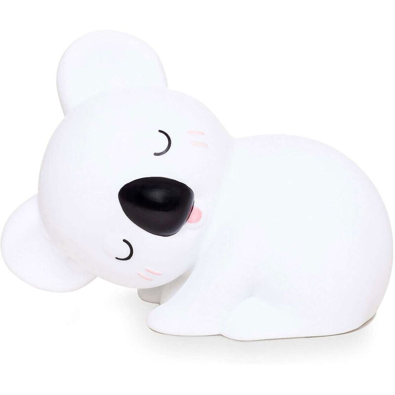 Veilleuse rechargeable souple koala blanc