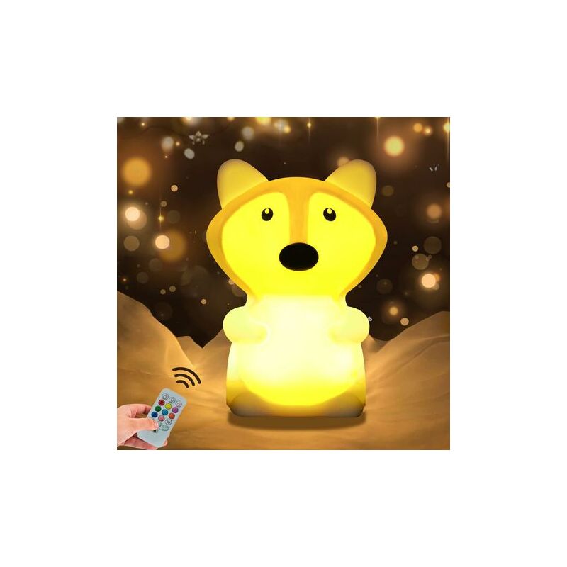 Veilleuse rechargeable pour enfants, veilleuse led pour filles, lampe de chevet en silicone tactile pour chambre d'adulte, décoration de chambre à