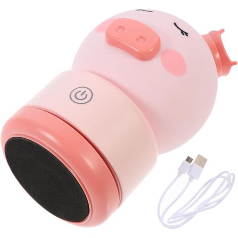 Veilleuse rose 3D portable en forme de cochon (1 pièce)