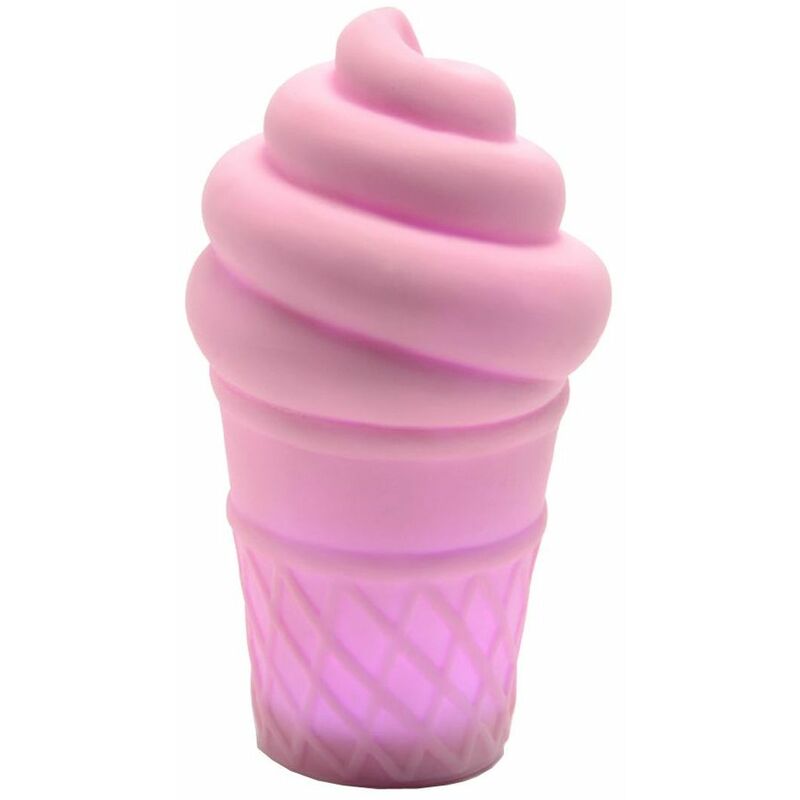 Veilleuse Rose clair en forme de Crème Glacée - led