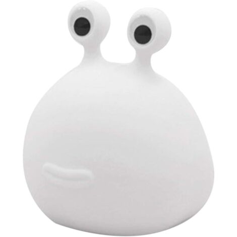 Veilleuse Slug veilleuse chambre silicone pat lumière de décompression bébé amusement sommeil protection des yeux créatif chevet veilleuse 102125128mm blanc 1 pièce