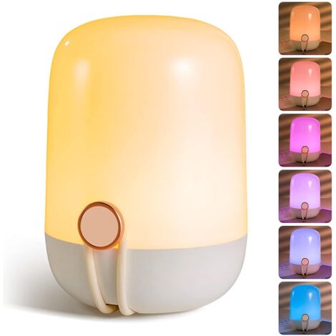 Veilleuse tactile LED pour l'allaitement et le change, lampe de nuit tactile LED pour chambre d'enfant, USB