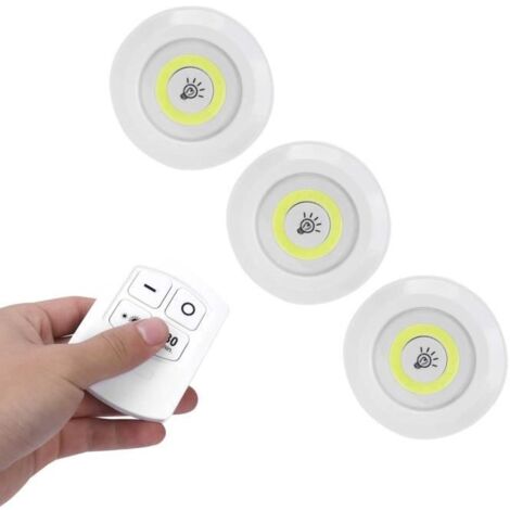 Veilleuse TBEST - Lampe de placard à LED avec télécommande pour intérieur
