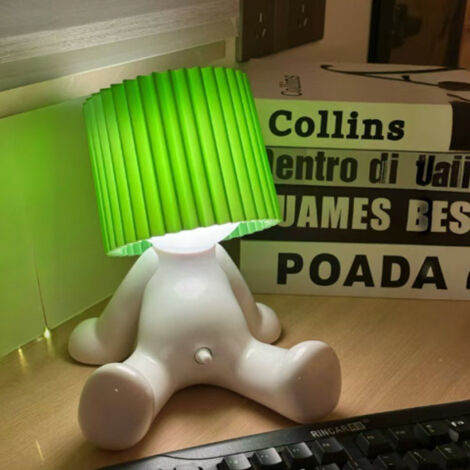 Veilleuse verte, lampe de table, lumière décorative, lumière de chambre à coucher LED, lumière chaude, jouets, lumière ambiante