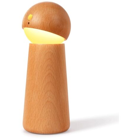Veilleuses 1500mAh Lumière Blanche Chaude 3000K Réglable Luminosité À Trois Niveau Contrôle Tactile pour Chambre À Coucher Salon Bébé Crèche Couloir Bureau Cadeau Lampe