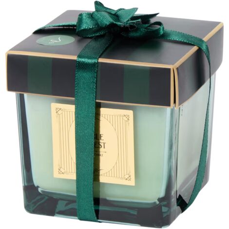 Vela aromática 8x8x8cm Verde Bosque Noble