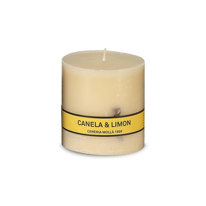 

Vela artesana aromaterapia Canela y limón - Cerería Mollá