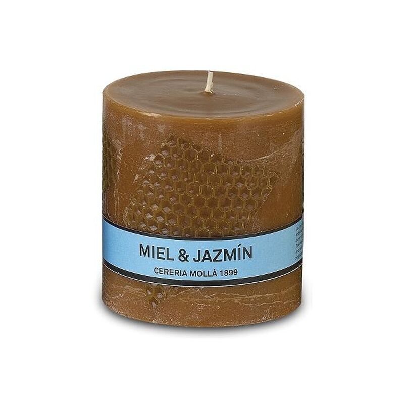 

Vela artesana aromaterapia Miel y jazmín - Cerería Mollá