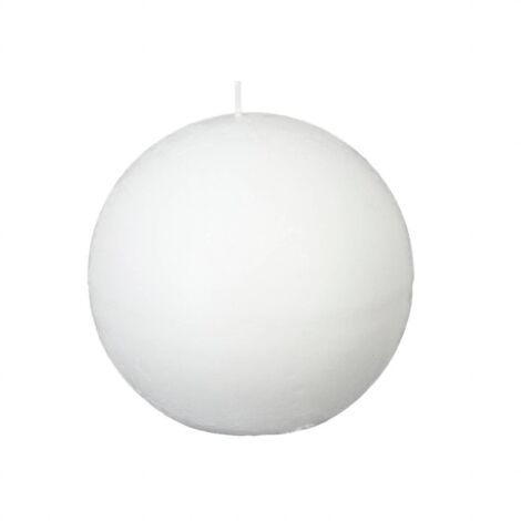 Vela bola rústica - blanca - 445 g - Atmosphera créateur d'intérieur