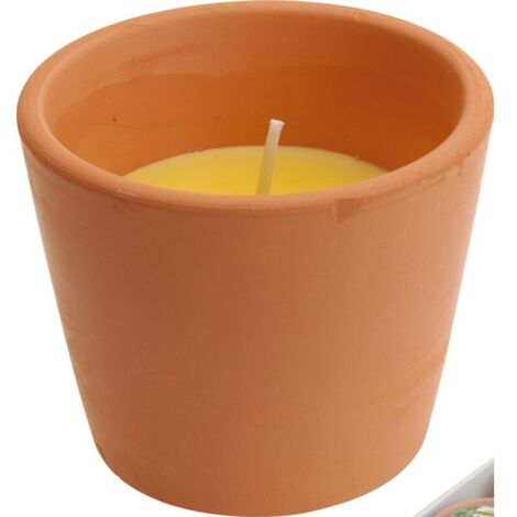 Vela citronela bol terracota Ø 63x77 mm