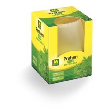 Vela con citronela 135g Preben 231601 Massó