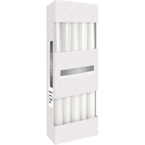 Vela cónica s30 a10 blanca 090