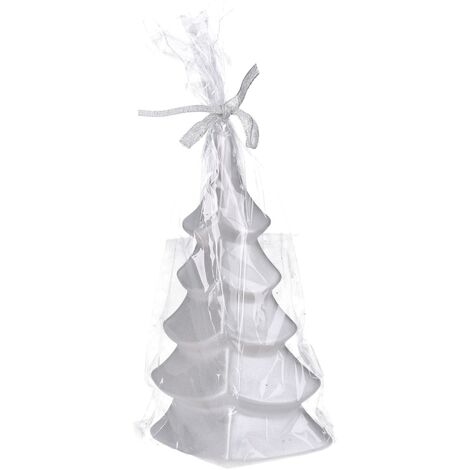 Vela de parafina árbol plata cm8h22,5