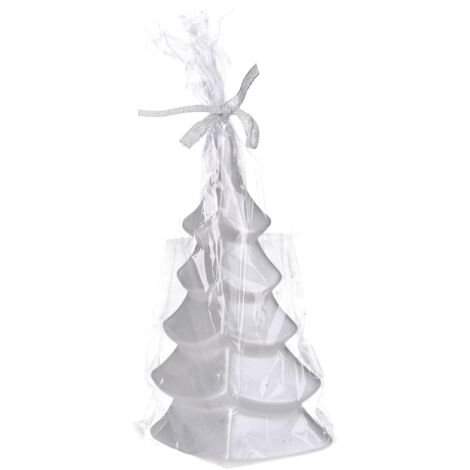 Vela de parafina árbol plata cm8h22,5