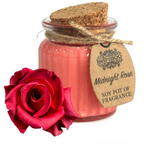 Vela de soja con aroma a rosa