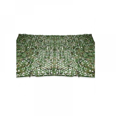 Vela de sol rectangular con diseño de camuflaje, 3x4m, red verde