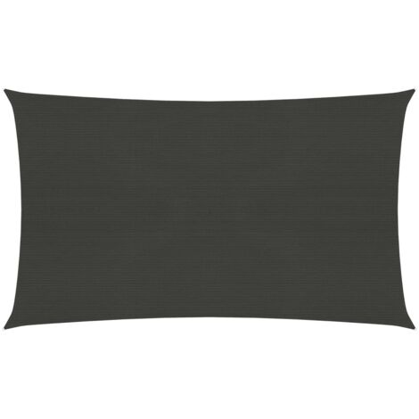 Vela de sombra 160 g/m² 5 x 8 m antracita HDPE 020008945
