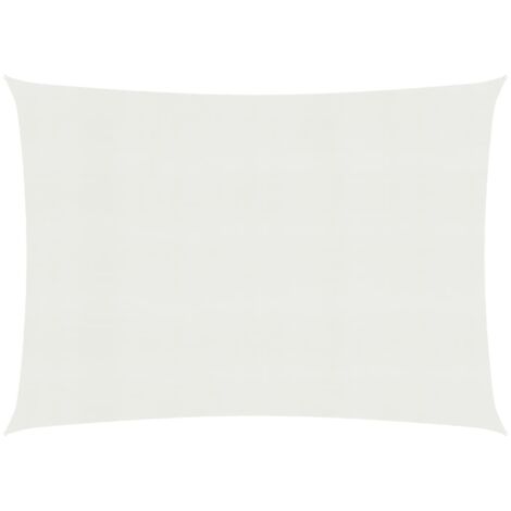 Vela de sombra 160 g/m² HDPE 5 x 6 m blanco 020009036