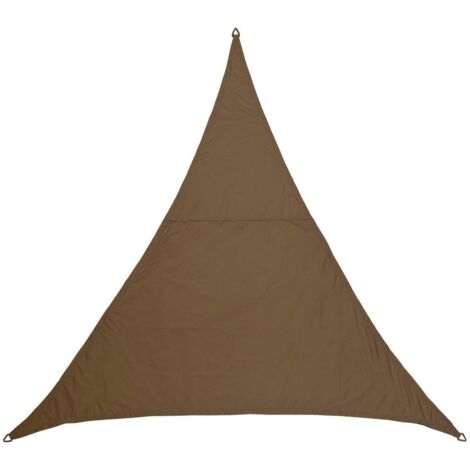 Vela de sombra Elyora 3x3x3m café - Hespéride