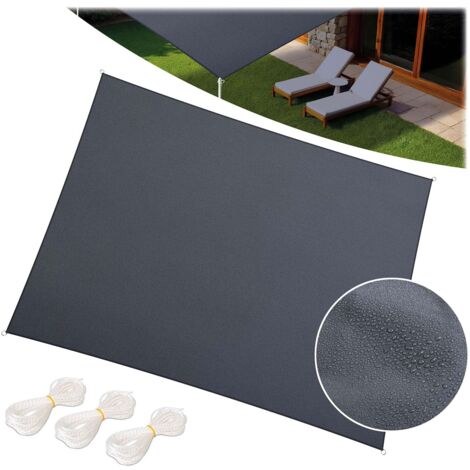 Vela de sombra rectangular 3x4m Plonos PL-885 gris