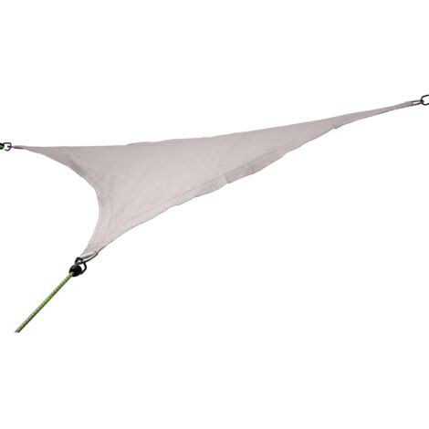 Vela de sombra triangular crema WERKA PRO 3,6 x 3,6 x 3,6m