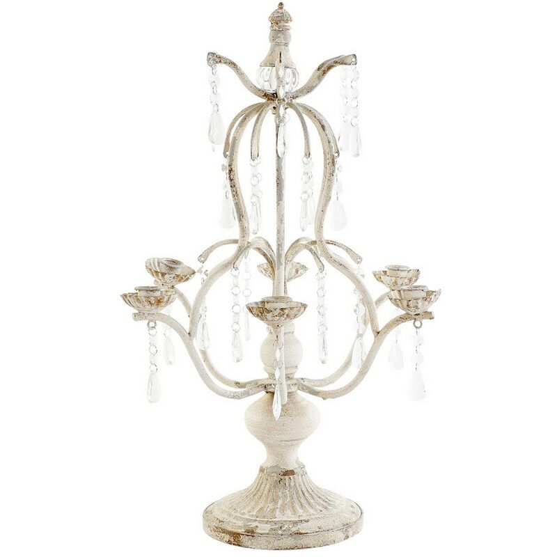 

Vela DKD Home Decor Blanco Hierro (40 x 40 x 58 cm)