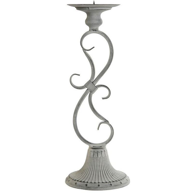 

Vela DKD Home Decor Gris Metal (13 x 13 x 40 cm)