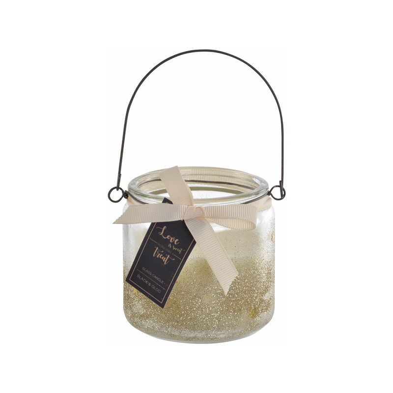 

Vela DKD Home Decor Purpurina Navidad (7.5 x 7.5 x 7.3 cm)