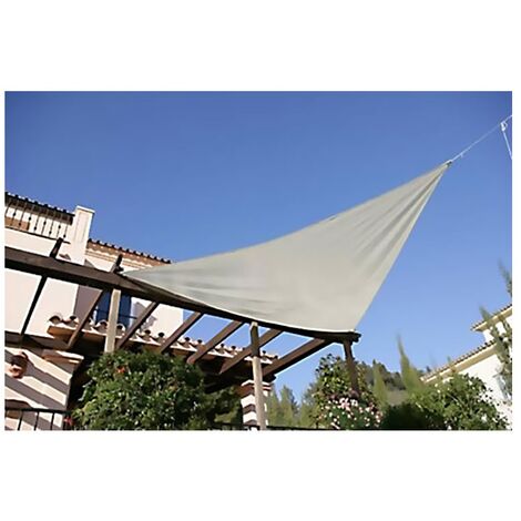 Tenda a vela da giardino a foglia con telo ombreggiante anti UV - 4x4 mt