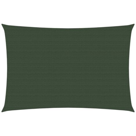Vela in tessuto per ombrellone 160 g/m² HDPE 2,5 x 4 m verde scuro 020009409